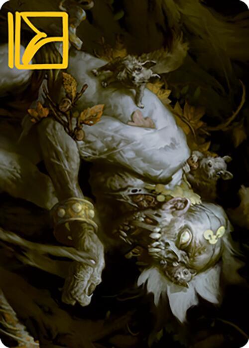 Nested Shambler Art Card Gold Stamped Signature 32 (Art Series: Modern Horizons 2)  | Good Games Adelaide SA