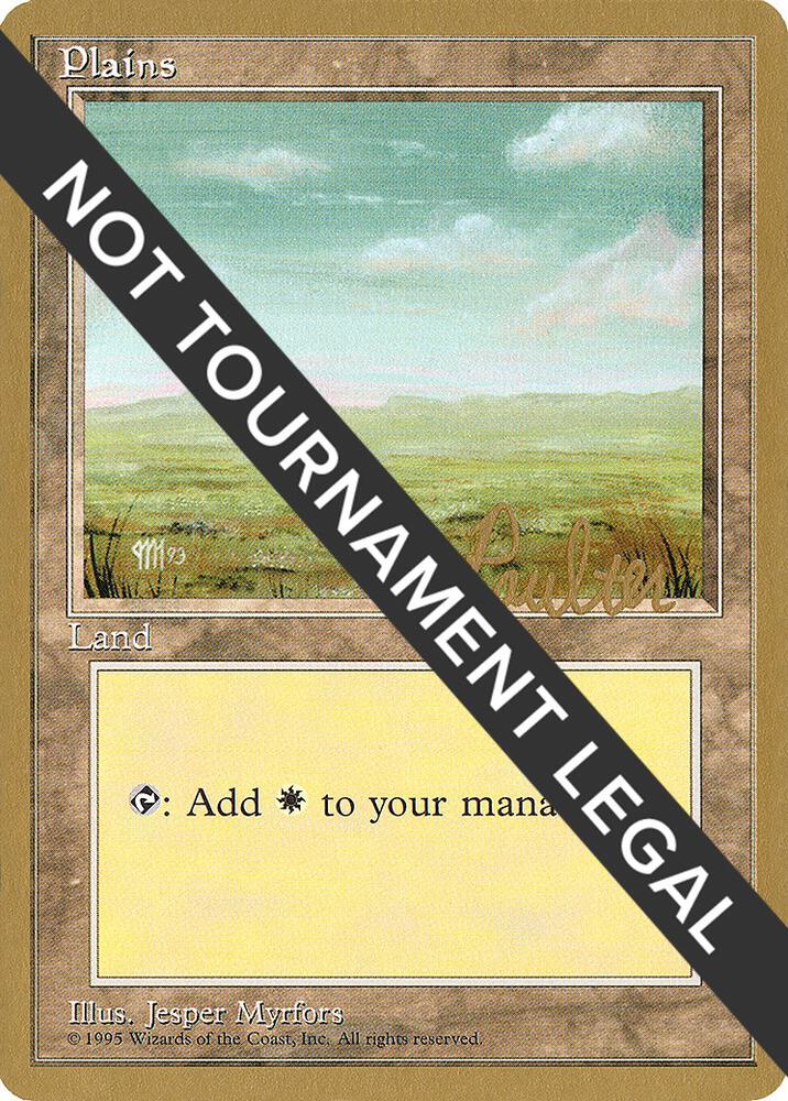 Plains C 1996 Preston Poulter 4ED pp366/308 (World Championship Decks)  | Good Games Adelaide SA
