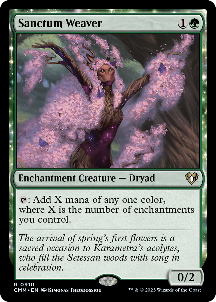 Sanctum Weaver [Commander Masters] | Good Games Adelaide SA