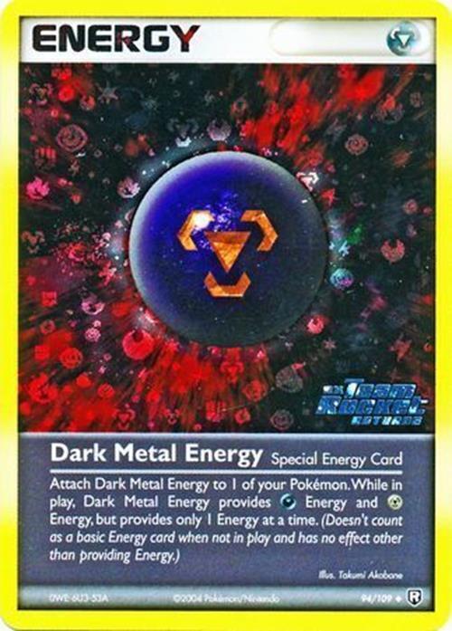 Dark Metal Energy (94/109) (Stamped) [EX: Team Rocket Returns] | Good Games Adelaide SA