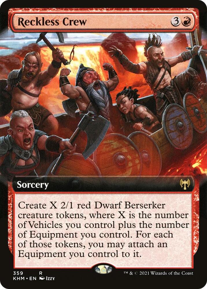 Reckless Crew 359 (Kaldheim)  - Extended Art | Good Games Adelaide SA