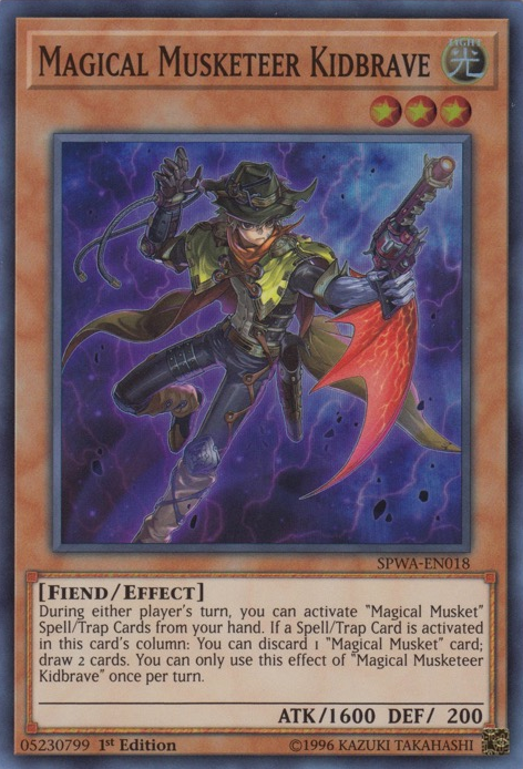 Magical Musketeer Kidbrave [SPWA-EN018] Super Rare | Good Games Adelaide SA