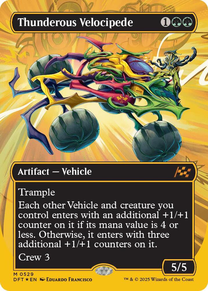 Thunderous Velocipede 529 (Aetherdrift)  - Foil | Good Games Adelaide SA