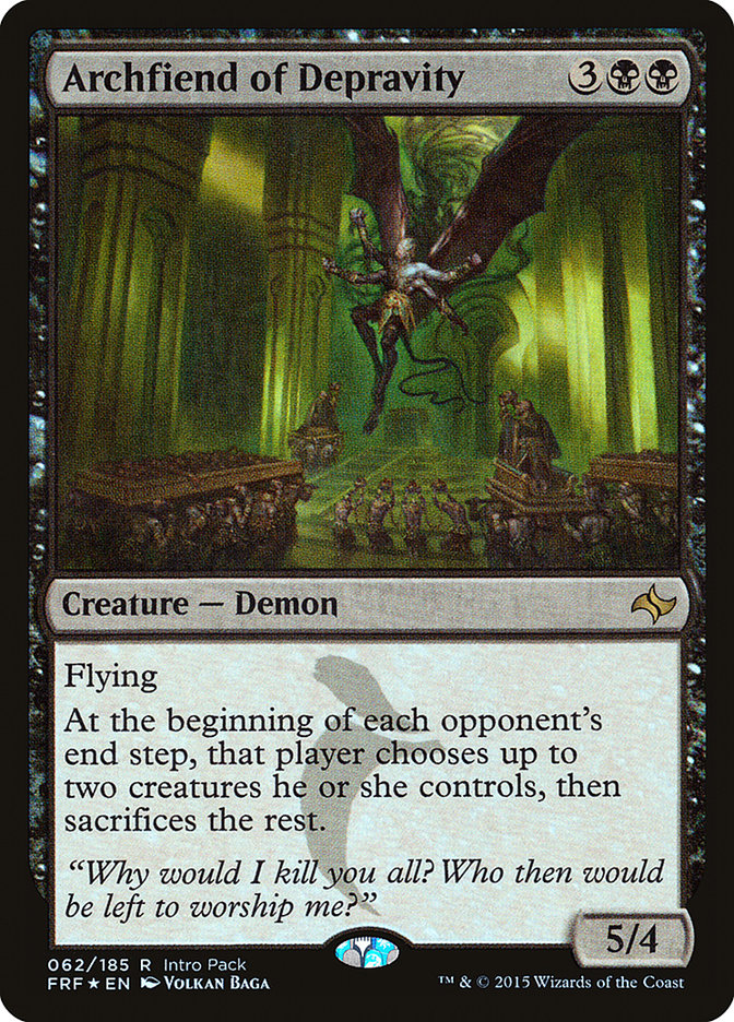 Archfiend of Depravity [Fate Reforged Promos] | Good Games Adelaide SA