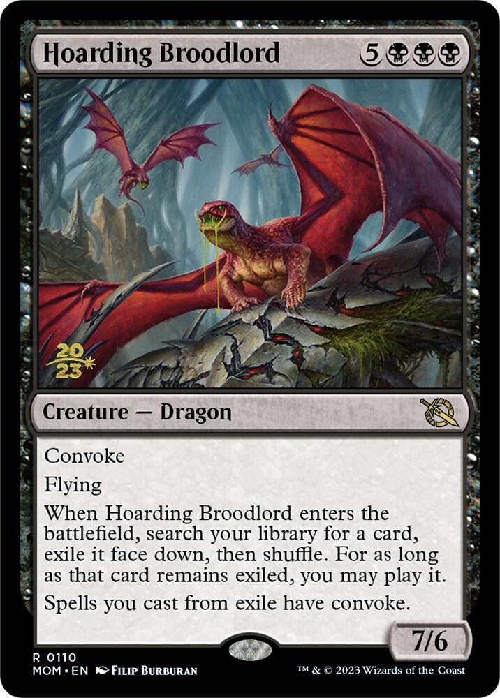 Hoarding Broodlord 110 (Prerelease Cards)  - Foil | Good Games Adelaide SA