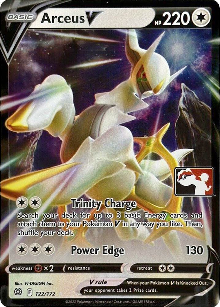 Arceus V Series 2/3 122/172 (Prize Pack Series Cards)  - Holofoil | Good Games Adelaide SA