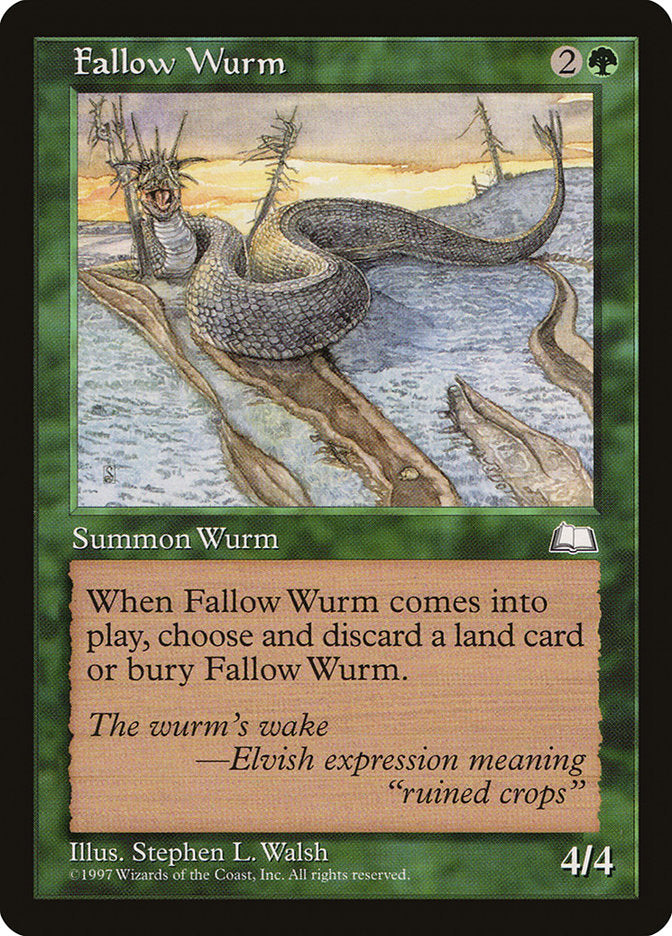Fallow Wurm  (Weatherlight)  | Good Games Adelaide SA