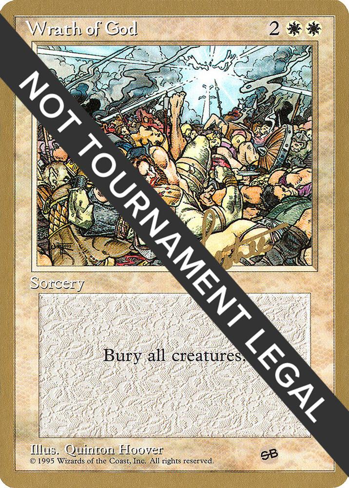 Wrath of God 1996 Bertrand Lestree 4ED SB  (World Championship Decks)  | Good Games Adelaide SA