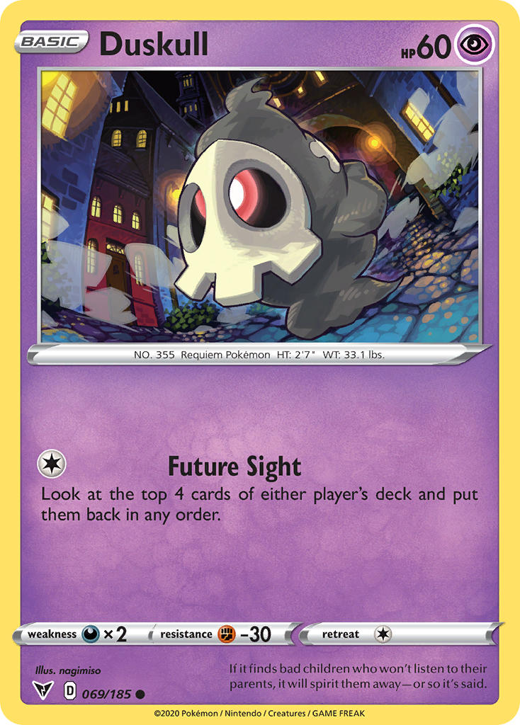 Duskull (069/185) [Sword & Shield: Vivid Voltage] | Good Games Adelaide SA