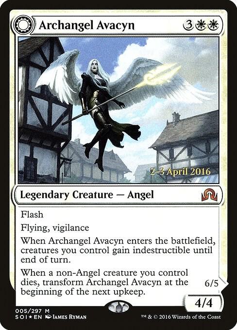 Archangel Avacyn // Avacyn, the Purifier 5 (Prerelease Cards)  - PreRelease Foil | Good Games Adelaide SA