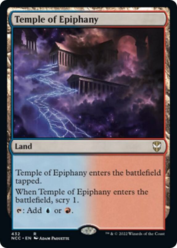 Temple of Epiphany 432 (Commander: Streets of New Capenna)  | Good Games Adelaide SA