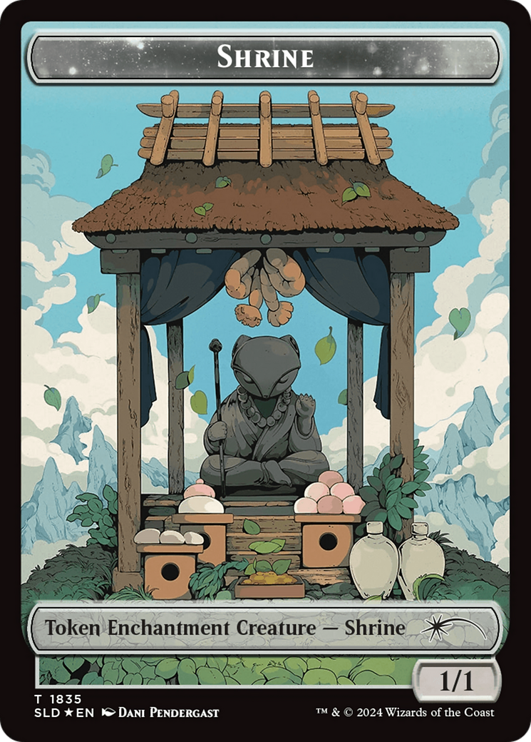 Shrine Token (Rainbow Foil) [Secret Lair: From Cute to Brute Tokens] | Good Games Adelaide SA