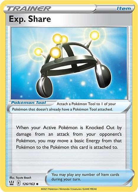 Exp. Share 126/163 (SWSH05: Battle Styles)  | Good Games Adelaide SA