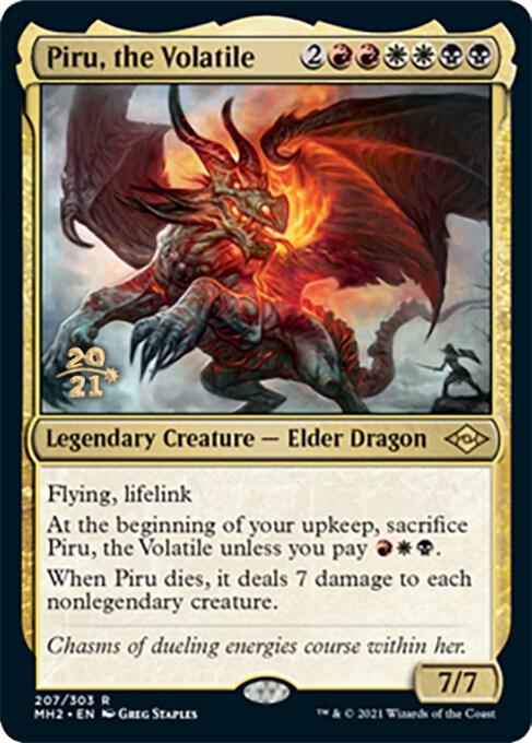 Piru the Volatile 207 (Prerelease Cards)  - Foil | Good Games Adelaide SA