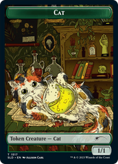 Dog // Cat Double-Sided Token [Secret Lair Commander Deck: Raining Cats and Dogs Tokens] | Good Games Adelaide SA