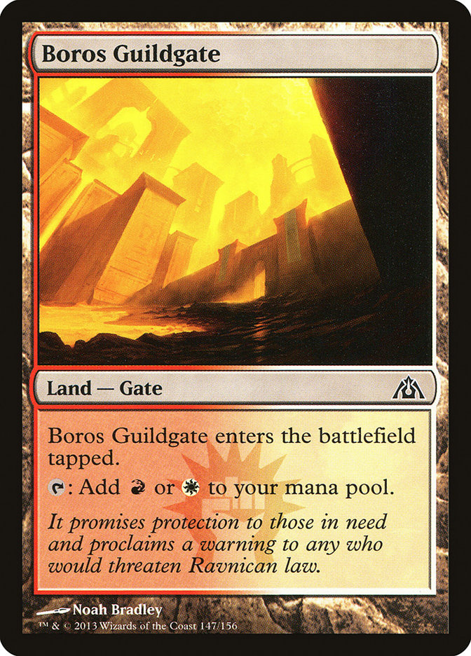 Boros Guildgate [Dragon's Maze] | Good Games Adelaide SA