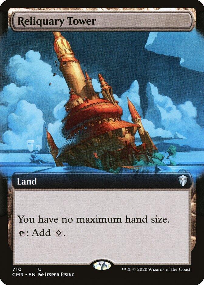Reliquary Tower 710 (Commander Legends)  - Extended Art Foil | Good Games Adelaide SA
