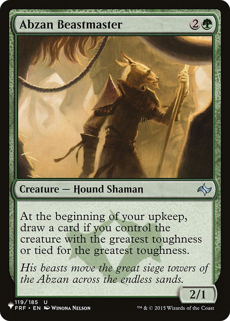 Abzan Beastmaster [The List Reprints] | Good Games Adelaide SA
