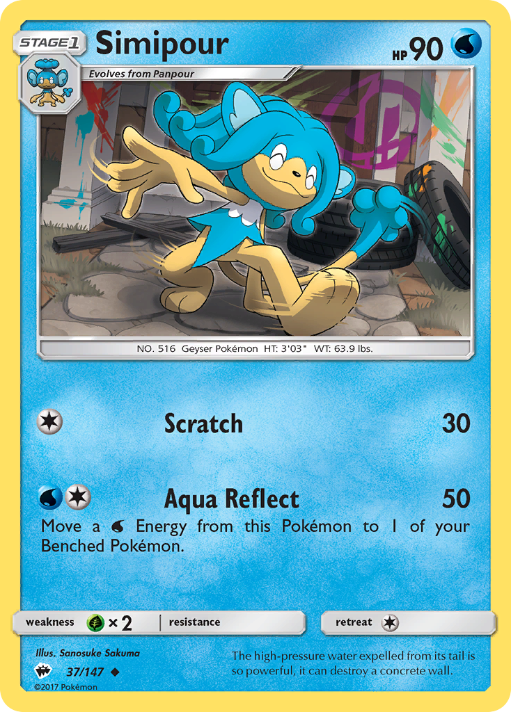 Simipour (37/147) [Sun & Moon: Burning Shadows] | Good Games Adelaide SA