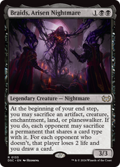 Braids, Arisen Nightmare [Duskmourn: House of Horror Commander] | Good Games Adelaide SA