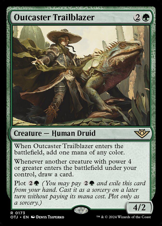 Outcaster Trailblazer 173/286 (Outlaws of Thunder Junction)  - Foil | Good Games Adelaide SA
