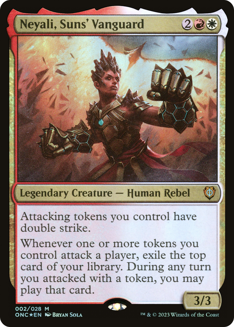 Neyali, Suns' Vanguard [Phyrexia: All Will Be One Commander] | Good Games Adelaide SA