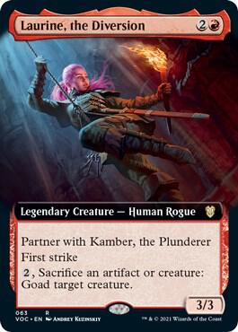 Laurine the Diversion Extended Art 63 (Commander: Innistrad: Crimson Vow)  | Good Games Adelaide SA