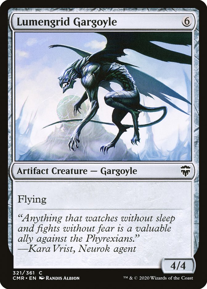 Lumengrid Gargoyle 321 (Commander Legends)  | Good Games Adelaide SA