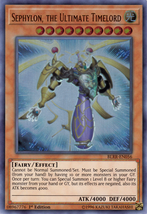 Sephylon, the Ultimate Timelord [BLRR-EN056] Ultra Rare | Good Games Adelaide SA