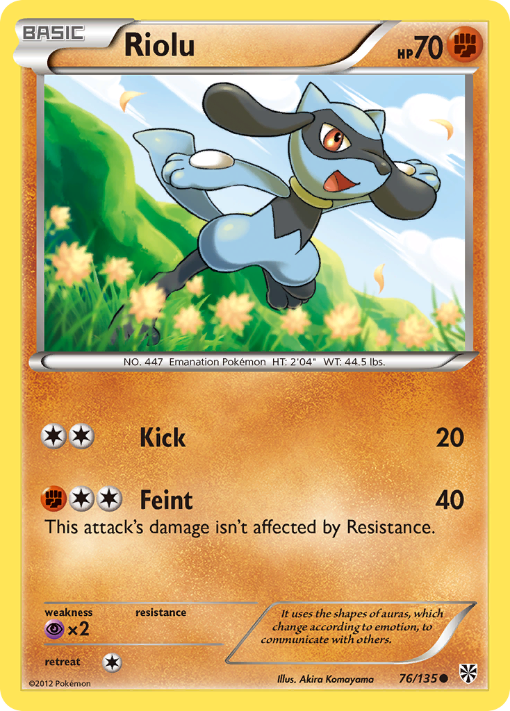 Riolu (76/135) [Black & White: Plasma Storm] | Good Games Adelaide SA
