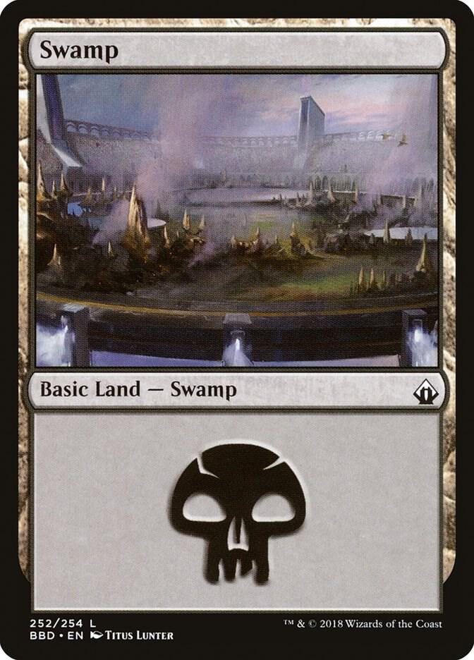 Swamp 252 (Battlebond)  - Foil | Good Games Adelaide SA