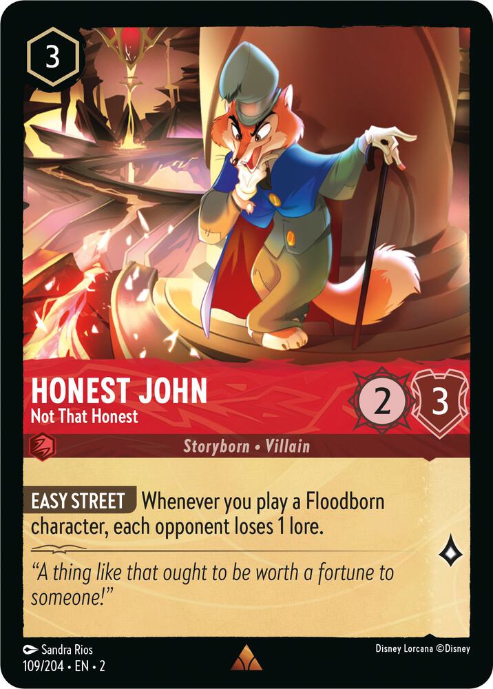 Honest John Not That Honest 109/204 (Rise of the Floodborn)  | Good Games Adelaide SA