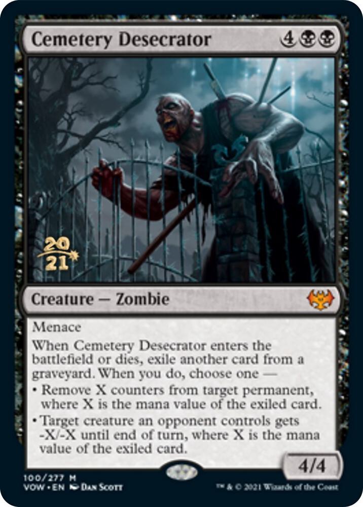Cemetery Desecrator 100 (Prerelease Cards)  - Foil | Good Games Adelaide SA