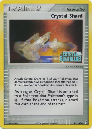 Crystal Shard (76/100) (Stamped) [EX: Crystal Guardians] | Good Games Adelaide SA