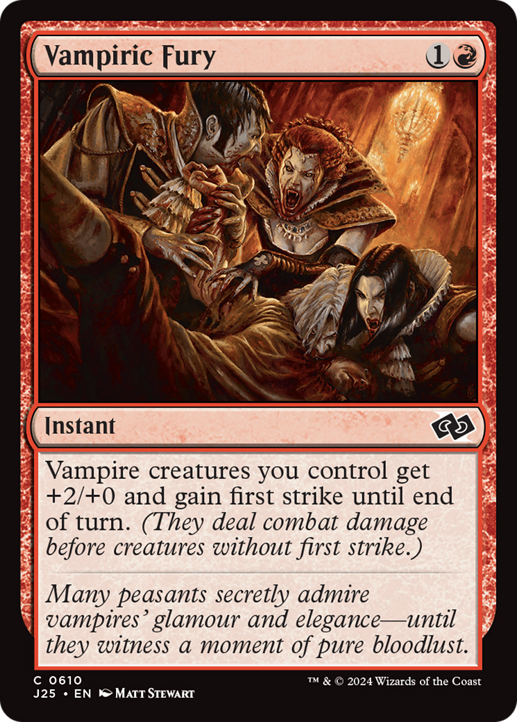 Vampiric Fury [Foundations Jumpstart] | Good Games Adelaide SA