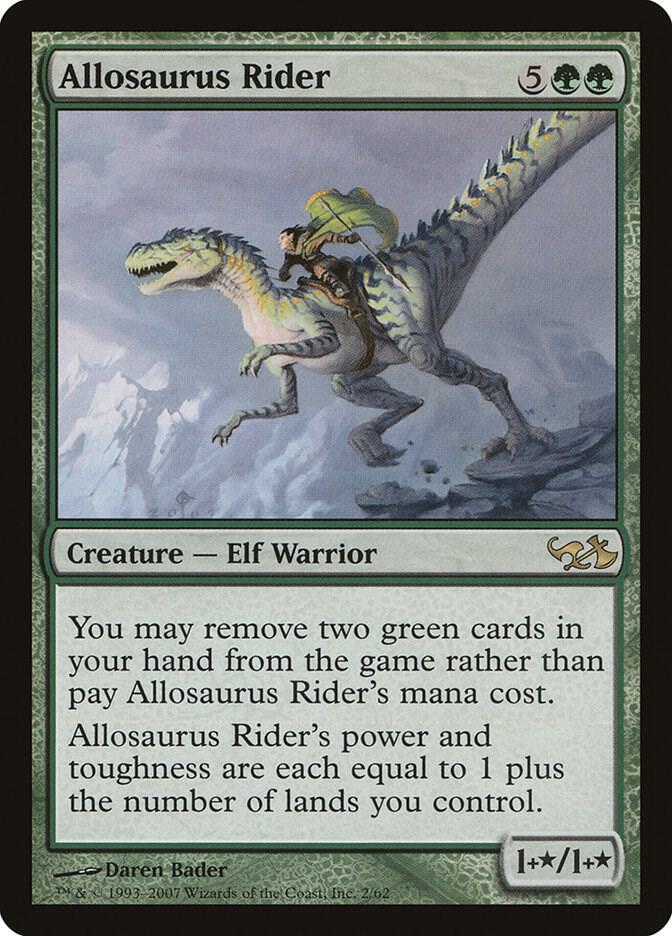 Allosaurus Rider 2 (Duel Decks: Elves vs. Goblins)  | Good Games Adelaide SA