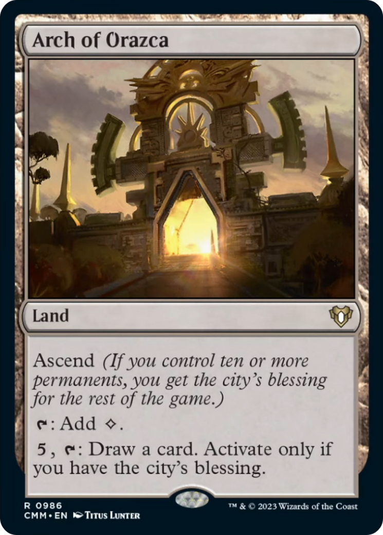 Arch of Orazca [Commander Masters] | Good Games Adelaide SA