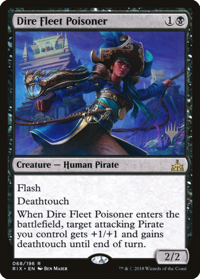 Dire Fleet Poisoner [Rivals of Ixalan Promos] | Good Games Adelaide SA