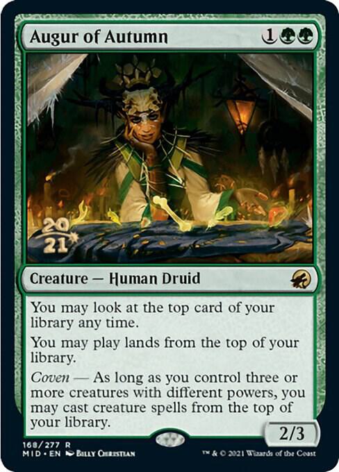 Augur of Autumn 168 (Prerelease Cards)  - Foil | Good Games Adelaide SA