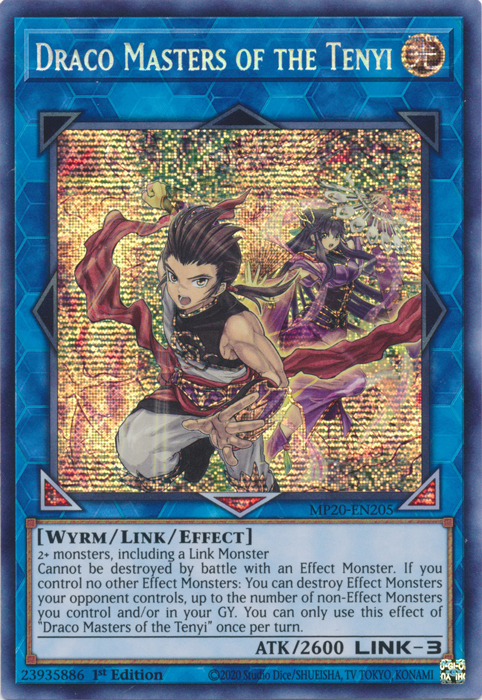 Draco Masters of the Tenyi [MP20-EN205] Prismatic Secret Rare | Good Games Adelaide SA