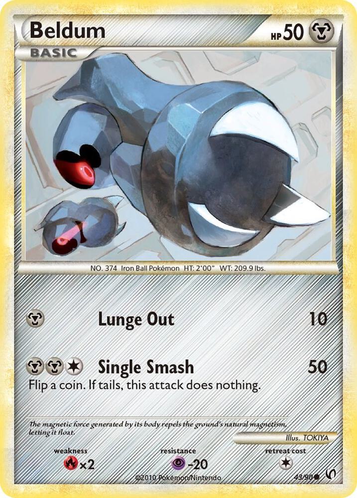 Beldum 43/90 (Undaunted)  - Reverse Holofoil | Good Games Adelaide SA