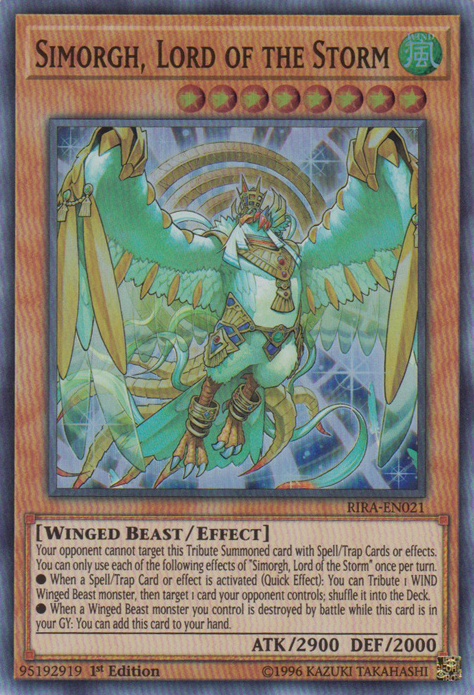 Simorgh, Lord of the Storm [RIRA-EN021] Super Rare | Good Games Adelaide SA
