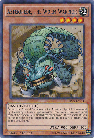 Aztekipede, the Worm Warrior [BP03-EN041] Rare | Good Games Adelaide SA