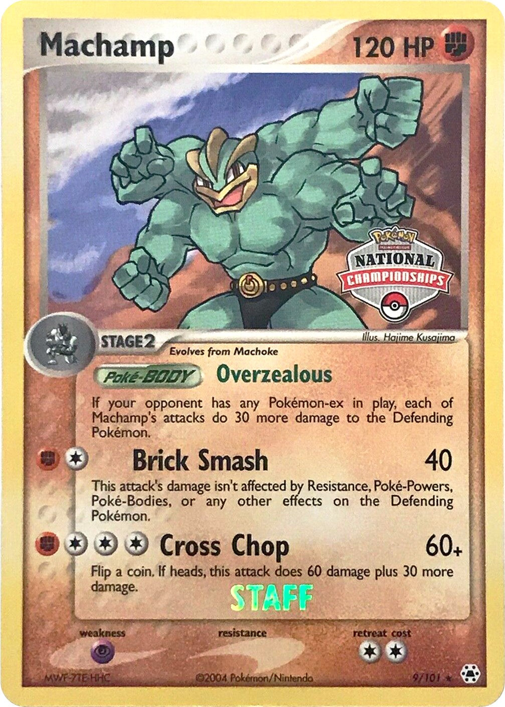 Machamp (9/101) (National Championships Promo) (Staff) [EX: Hidden Legends] | Good Games Adelaide SA