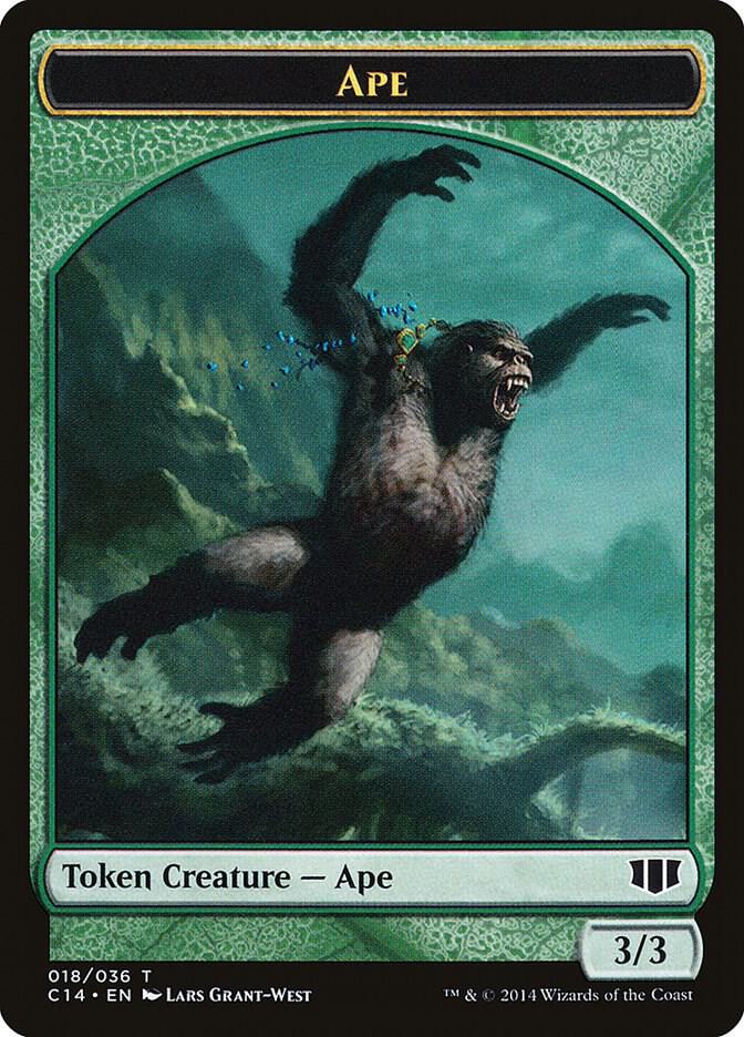 Ape Zombie 011 Double Sided Token 18 // 11 (Commander 2014)  | Good Games Adelaide SA