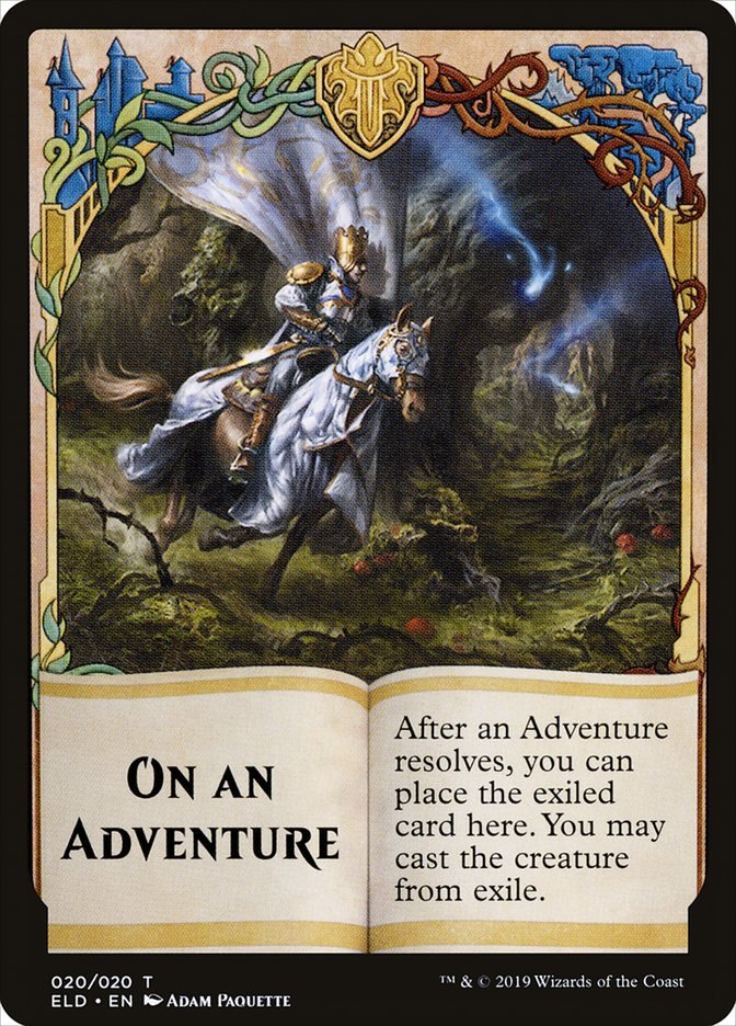 On an Adventure [Throne of Eldraine Tokens] | Good Games Adelaide SA