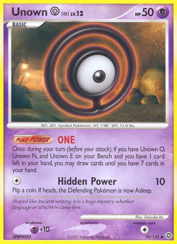 Unown O 70/132 (Secret Wonders)  | Good Games Adelaide SA
