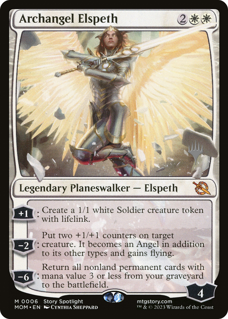 Archangel Elspeth (Promo Pack) [March of the Machine Promos] | Good Games Adelaide SA
