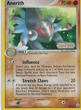 Anorith (29/92) (Stamped) [EX: Legend Maker] | Good Games Adelaide SA