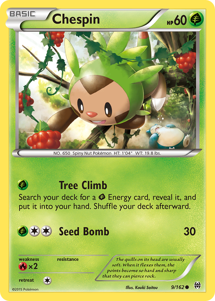Chespin (9/162) [XY: BREAKthrough] | Good Games Adelaide SA